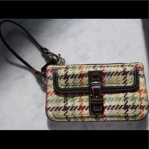 Houndstooth Coach Purse